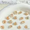Decoraciones para Uñas K9 Copo de Nieve, Diamantes de Imitación Brillantes de Copo de Nieve de Alta Calidad, Diamantes de Imitación Irregulares de Punta Inferior, Popular Sensación de Internet, Diamantes de Imitación Blancos Champagne para Uñas