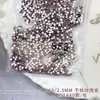 1440 Diamantes para Nail Art Cor Rosa Seco, Cristais de Vidro Brilhantes Ss4 Diamantes Redondos Pequenos com Fundo Plano, Acessórios para Nail Art DIY