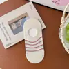 Calcetines Invisibles Bajos de Gato de Dibujos Animados Lindos para Mujer, Calcetines de Algodón Finos Antideslizantes Estilo Ins de Verano