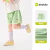 Novos Shorts de Verão da Dudu para Meninas, Roupa Casual de Verão para Bebês Meninas, Calças de Cinco Pontos Estilosas para Meninas