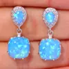Joom AliExpress ebay novos brincos de zircônia incrustada Opala aubao brincos femininos de moda europeia e americana joias por atacado