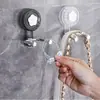 Gancho Ondulado com Ventosa Rotativa, Gancho Adesivo Forte sem Furo para Banheiro, Atrás da Porta, Parede, Sem Marcas
