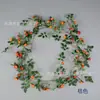 Decoração de flor de broto de chá trepadeira rosa trepadeira pendurada na parede trepadeira decoração de trepadeira planta de rede social parede formato arranjo de flores