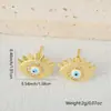 Explosiones europeas y americanas temperamento pequeño y exquisito personalidad pendientes de dopamina diseño de ojo de diablo pendientes joyería