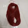 Pese pela Libra Corda Plástica Trançada Oca de 2 mm, Tubo Fino Macio Nostálgico, Tubo de Seda de Vidro Cristal Colorido, Palha