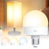 Lámpara de hockey sobre hielo E26 3 colores control remoto por batería temporizador atenuación lámpara de mesa LED de noche lámpara de pared luz nocturna ambiental