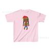 Camiseta de fiesta familiar navideña para niña pequeña con estampado, ropa para niños, top de manga corta, ropa infantil personalizada, Europa y América