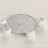 Ornatos de Prata Lin Fa Contas Redondas de Prata Esterlina Prata 99 Acessórios DIY Pulseira de Bebê Tecida Contas Soltas de Cinco Anéis
