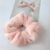 Elásticos de Cabelo Macios Coloridos para Outono e Inverno para Meninas, Cordas de Cabelo de Veludo Coloridas Fofas, Scrunchies Grandes, Faixas de Cabelo, Acessórios de Cabelo