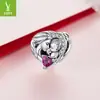 Yinziyun Original Dia das Mães Pulseira DIY Contas Soltas Amor Materno Quente Mãe-Filho Contas de Cobre Acessórios