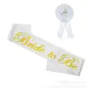 Cinturón de etiqueta para despedida de soltero transfronteriza, cinta para la futura novia, insignia para el novio, futura insignia del novio, correa para el hombro