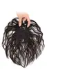 Cabello Corto y Rizado para Cubrir Canas, Postizo Rizado Lanoso para Mujer, Aumento de Volumen de Cabello Sin Costuras, Postizo de Trenzas de Maíz para la Parte Superior de la Cabeza, Estilo de Una Sola Pieza