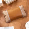 Almohada fresca de verano almohada de tallo de té seda de hielo almohada fresca de bambú almohada fresca de mahjong almohada antigua de ratán de bambú almohada de verano almohada individual de bambú