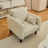 Sofá de luxo leve para salas pequenas, sofá simples de dois ou três lugares para apartamentos, lojas de roupas, imóveis para aluguel e áreas de recepção