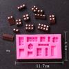 Molde de Silicone para Blocos de Construção Robô Lego Decoração de Bolo Fondant DIY Molde para Argila de Chocolate para Assar