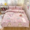 Categoría a Grado Materno e Infantil Súper Suave Algodón Lavado Nube Juego de Cama de Cuatro Piezas Sábanas de Cama Cama de Dormitorio Estudiantil Sábanas de Cama Funda de Edredón Funda de Almohada Alto Peso