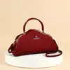 Bolsas Femininas Tendência Europeia Comércio Exterior Transfronteiriço Bolsa Transversal de Ombro Cor Sólida Brilhante Bolsa de Mão Feminina Cor Sólida de Alta Qualidade