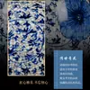 Jarrón de Cerámica Jingdezhen Antiguo Horno Oficial Chinoiserie Hogar Jarrón Grande de Porcelana Azul y Blanca Decoración para Sala de Estar Mueble de TV