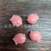 Color caramelo tallado pez pequeño cuentas sueltas 13x15mm rosa presión pez individual pez doble espalda Nube cuentas espaciadoras hechas a mano Accesorios de joyería Diy
