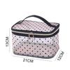 Bolsa de Maquillaje de Malla, Neceser Portátil, Bolsa de Almacenamiento de Malla, Bolsa de Almacenamiento con Forma de Corazón de Terciopelo, Juego de Cuatro Piezas de Almacenamiento al por Mayor