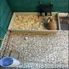Amazon bolsa de heno para mascotas conejo conejo bolsa de alimentación de heno bolsa de alimentación colgante cobaya Chinchilla Bolsa de heno