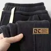 Calça Casual Masculina Versátil Nova de Primavera e Outono Moda Solta Tendência Calças Longas Slim Estilosas Calças Casuais Masculinas