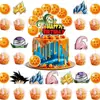 Nueva tarjeta para pastel con tema de Dragon Ball transfronterizo, decoración de dibujos animados para fiesta de cumpleaños infantil, enchufe, fabricantes, en stock