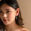 Pendientes de Zirconia con Forma de Lágrima Transfronterizos Europeos y Americanos para Mujer 2026 Pendientes de Nuevo Estilo para Mujer Moda Versátil para Viajar al Trabajo Joyería al por Mayor