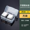 Cubos de Gelo de Aço Inoxidável 316 Partículas de Gelo Criativas Metal Reutilizável Desfrute de Ponto Frio Uísque Gelado