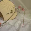 Grampo de Cabelo para Mulheres, Novo Estilo Chinês Estilo Antigo Dinastia Han Grampo de Cabelo com Borla, Grampo de Cabelo de Alta Qualidade na Nuca, Adorno de Cabeça para Saia Facial de Cavalo