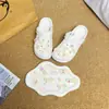 Zapatos de Madera con Lunares y Lazo de Dibujos Animados Accesorios de Resina para Manualidades Charms Desmontables Creativos para Zapatos Hebillas para Zapatos Hebillas para Zapatos Ins
