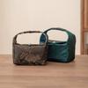 Juego de Té de Viaje de Algodón y Lino Bolsa de Cosméticos Estilo Chino para Camping al Aire Libre Cartera Taza de Té Tetera Cartera Bolsa de Tela Bolsa de Té Engrosada