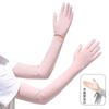 Guantes de protección solar de verano para mujer, para ciclismo al aire libre, protección UV, malla fina de seda de hielo, guantes de protección solar para dedos con fugas, venta al por mayor