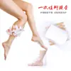 Calcetines Desechables para el Hogar Cubierta de Película para Pies Plástico para Prueba de Remojo de Pies Cubierta de Zapato Bolsa Transparente Impermeable Cubierta de Pie de Cañón Largo Universal para Patinaje