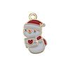 Mix 56 Gota de Natal Óleo Liga DIY Jóias Acessórios Papai Noel Boneco de Neve Sino Alce Pulseira Pingente