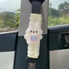 Adecuado para Geely Xingyuan Caja de apoyabrazos Asiento Caja de pañuelos Caja de pañuelos para coche Conejito Lindo Decoración Creativa del Interior del Coche