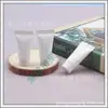Tubo suave blanco de 5 ml tubo de muestra tubo para gel de ducha 5 g tubo de tamaño de prueba tubo para champú tubo para gel