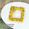 Funda para Teléfono Móvil de Pegamento Cremoso DIY Soporte para Barra Decoración Marco de Fotos Pequeño Retro Accesorios Barrocos Joyas Creativas para Fotos