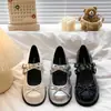 Zapatos Mary Jane de Cuero Plateados para Mujer 2026 Nueva Moda de Primavera Tacones Altos Gruesos Estilo Francés Elegantes Zapatos de Salón para Combinar con Faldas