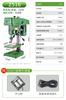 Taladro de Banco de Alta Potencia Multifuncional de Grado Industrial para Trabajo Pesado Perforación, Fresado y Roscado Máquina Perforadora de Alta Precisión para Hogar Pequeño