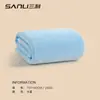 Toalla de Baño Rayada Sanli, Nueva Toalla de Baño de Terciopelo Coral, Más Absorbente que el Algodón Puro, Adecuada para Adultos, Hombres y Mujeres, Parejas