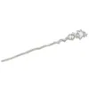 Horquilla de Estrella de Piedra Lunar para Mujer Nueva Estilo Chino Moderna Simple de Metal Alta Calidad Peine para el Cabello Peine Distintivo para el Cabello