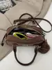 Bolsa de Bolos Horizontal Versátil Bolsa Pequeña 2025 Otoño/Invierno Nueva Bolsa para Mujer Ins Estilo Celebridad de Internet Bolso de Mano de Moda
