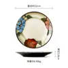 Vajilla en idioma Hua, adecuada para tazón de cerámica de estilo japonés, tazón de arroz simple y creativo para el hogar, tazón de fideos, tazón de sopa, plato, ligero defecto.
