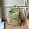 Nova Mochila Pequena Color Block Cintura Baixa Design de Nicho Bolsa de Viagem Personalizada Grande Capacidade Estilo Japonês Bolsa para Notebook Bolsa Escolar para Mulheres