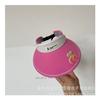 Han Fan Simple Simple y Elegante Sombrero Infantil de Seda de Hielo Verano Niñas Bebé Sombrero Protector Solar Sombrero de Paja de Copa Vacía Estilo Occidental Sombrero para el Sol