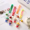 Péndulo de Juguete de Moda de Dibujos Animados Demon Slayer Muñeca Anime Llavero Campana de Metal de Color Caramelo Regalo Transfronterizo