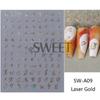 Nuevas Pegatinas para Uñas al por Mayor Exportación Más Vendidas Estilo Japonés Retro Letras Inglesas Calcomanías Adhesivas 3D para Uñas Uñas