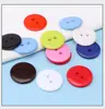 Botones de Pan de Dos Ojales Coloridos al por Mayor para Camisas, Ropa Interior, Abrigos, Botones Redondos de Resina para Coser a Mano, Botones para Chaquetas de Traje