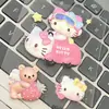 Gatinha Coreana Coração Ins Adesivo de Gelatina Aparência de Alta Qualidade Estudante DIY Copo de Água Caderno Capa de Celular Adesivo Decorativo
